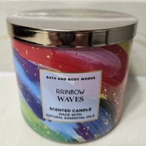 B&BW Rainbow Waves 3 wick candle
